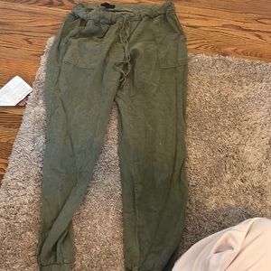 Olive sanctuary cargo pants